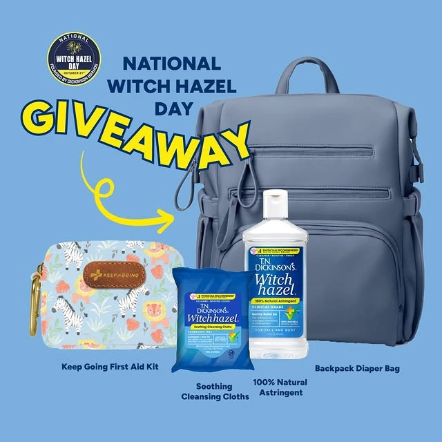 Photo shared by T.N. Dickinson's Witch Hazel on October 21, 2025 tagging @keepgoingfirstaid. May be an image of water bottle and text.